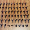 Lot de 54 attaches goldorak / harpon roco neuves + 2 réglables en hauteur #JOUEF-RIVAROSSI-REE-PECO-LS MODELS