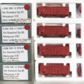 Lot de 4 wagons couverts "Standard" SNCF Ép. IVa - LS Models (HO)