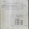 document technique SNCF locomotives électriques BB 25100/150 /200