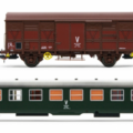 HJ4148 JOUEF COFFRET COMPOSE D'UNE VOITURE B10 ET D'UN WAGON G4