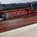 LILIPUT 4504 - BR 45 001 NOIRE CHASSIS ROUGE ( Type 151 ) TENDER 5 ESSIEUX